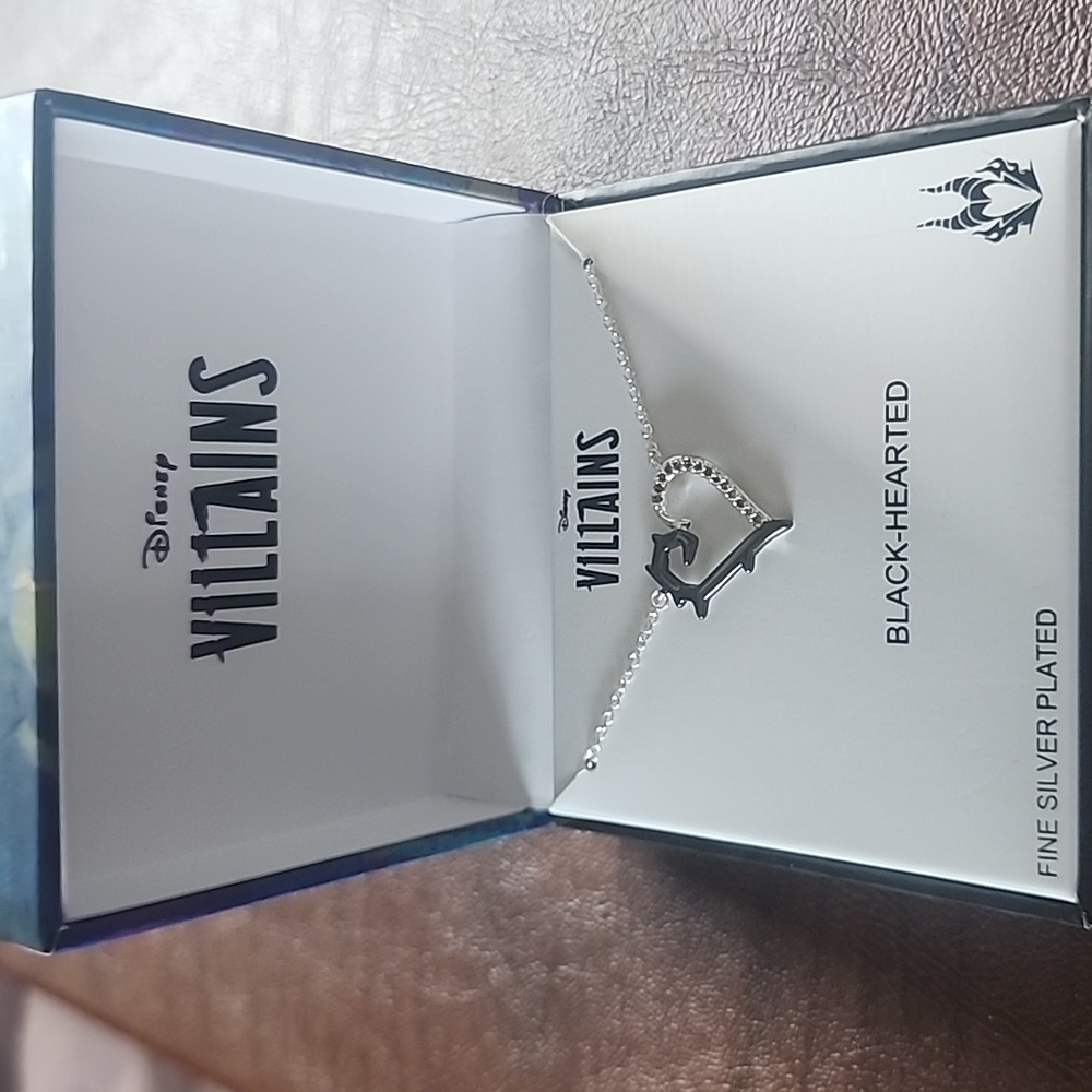 Disney Villains Black-Hearted Necklace